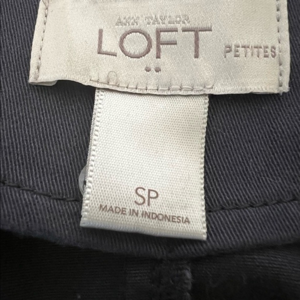 Loft Petites Blue-Gray Jacket Size SP - Picture 5 of 6